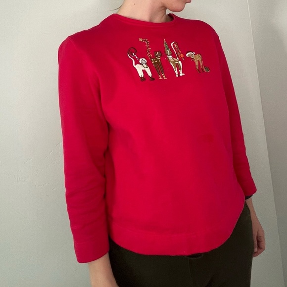 Ugly Christmas Sweater with Cats - Picture 4 of 5